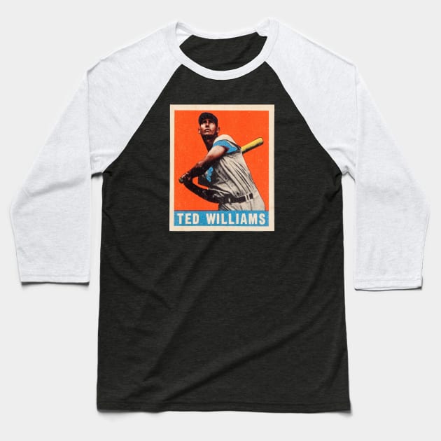 Ted Williams 1948 Leaf Baseball T-Shirt by BlackBoxHobby